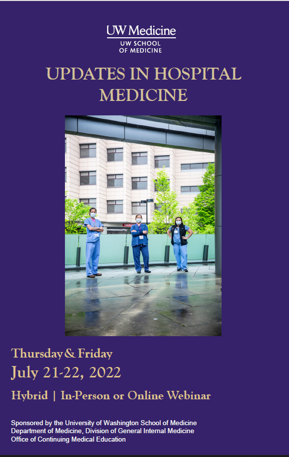 MJ2305 Updates in Hospital Medicine Banner