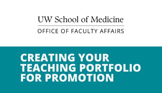 OFA Creating Your Teaching Portfolio for Promotion Banner