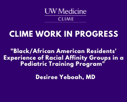 CLIME Work in Progress: Black/African Americans Residents